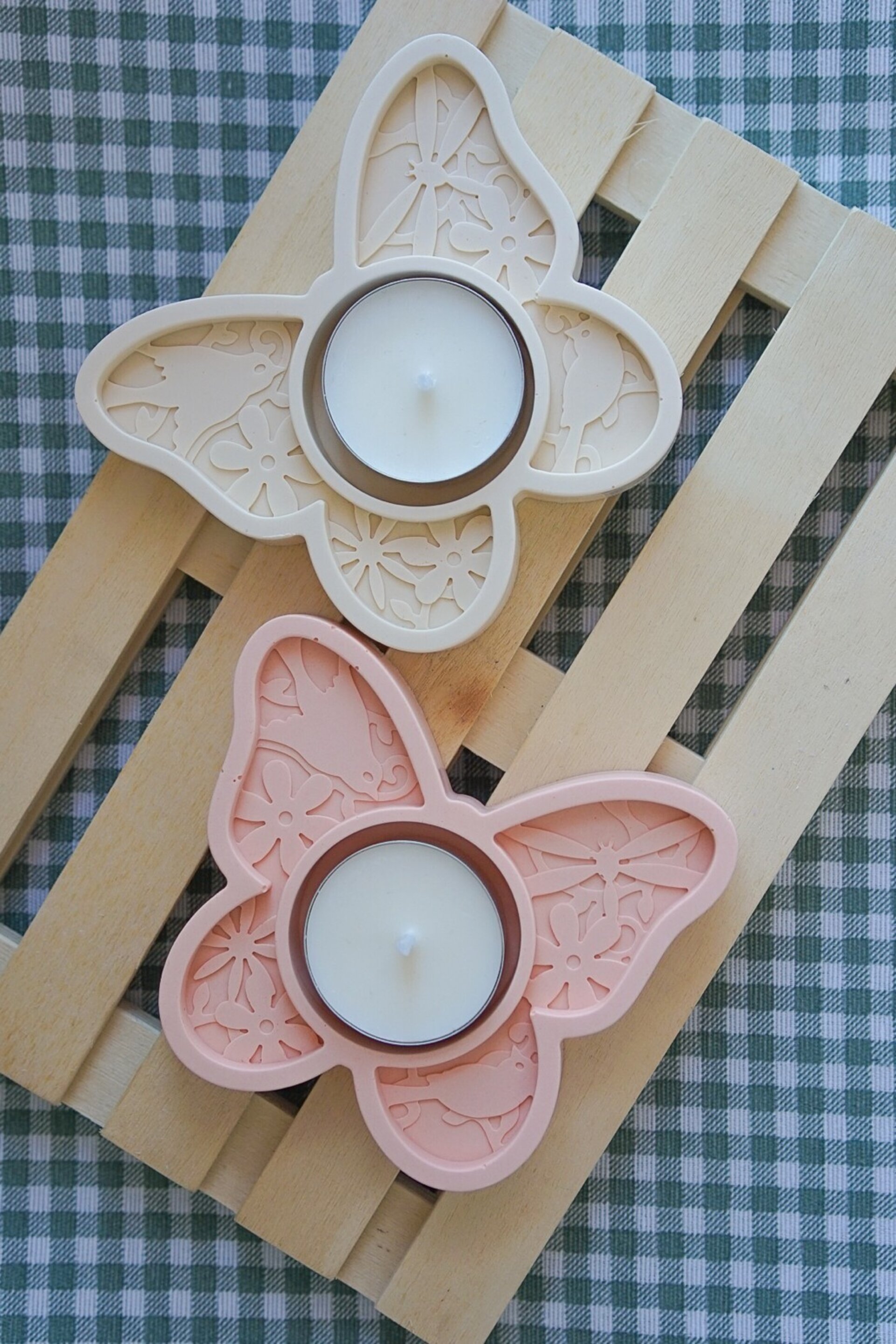 Porta velas “Mariposa” - 2