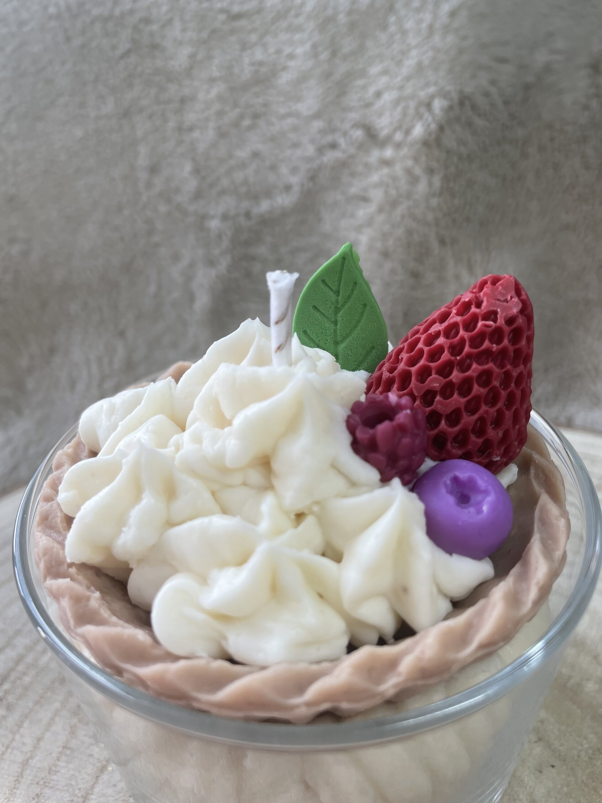 Vela “Cheescake con frutas del bosque” - 2